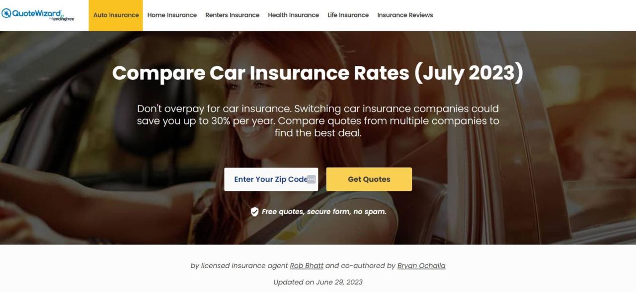 Top Car Insurance Quotes Review